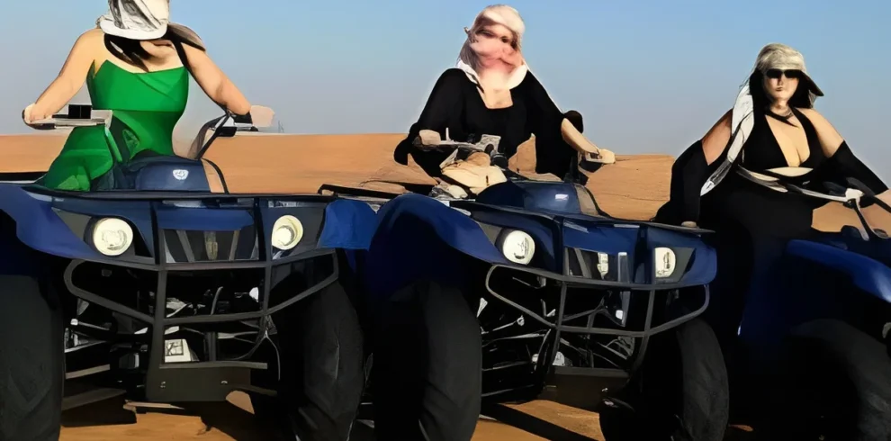 Quad Biking in Desert